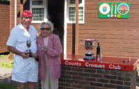 August Tournament: Brian Kitching, Daldy Cup winner with Hyacinth Coombs